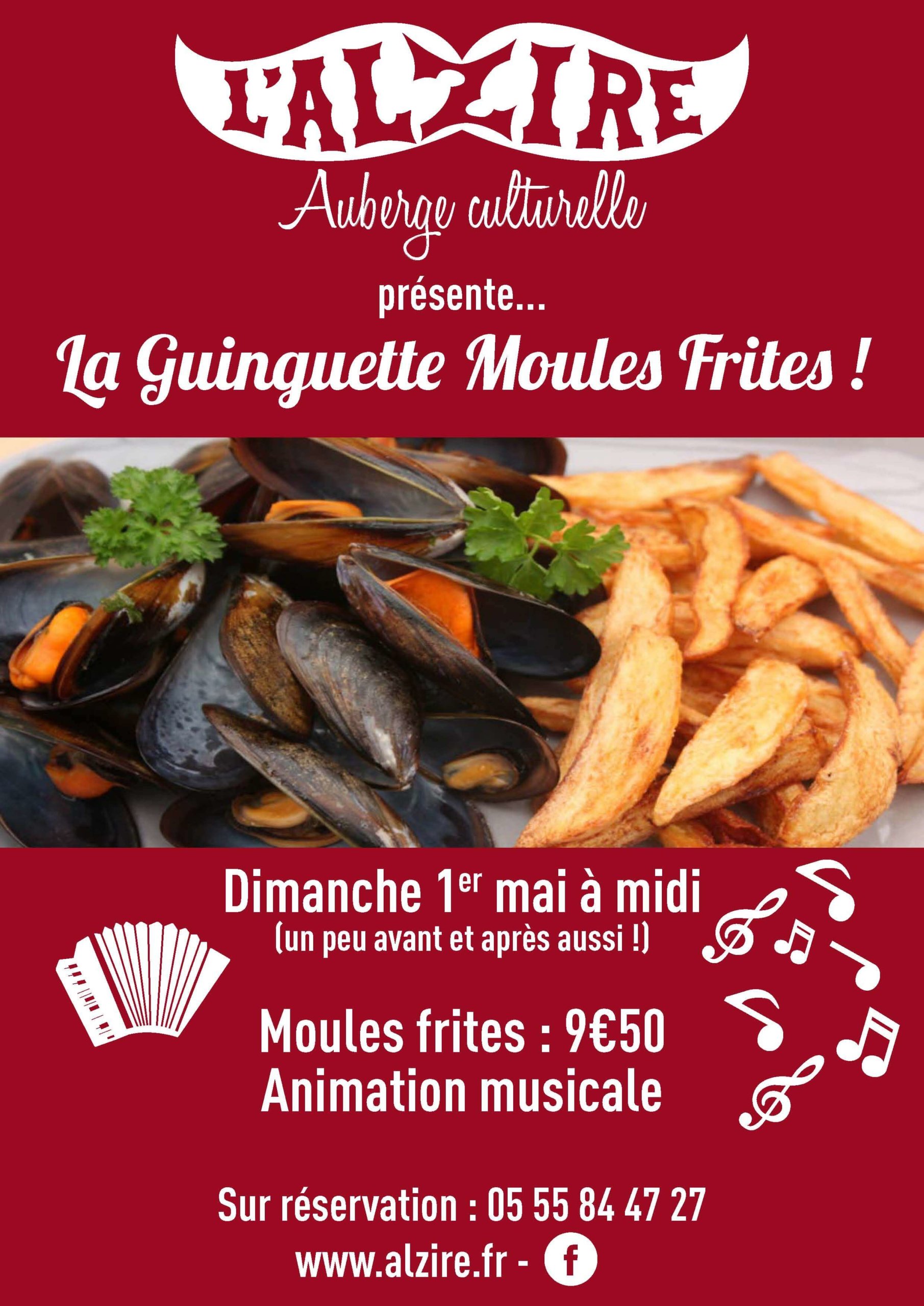 Affiche cuisine FRITES